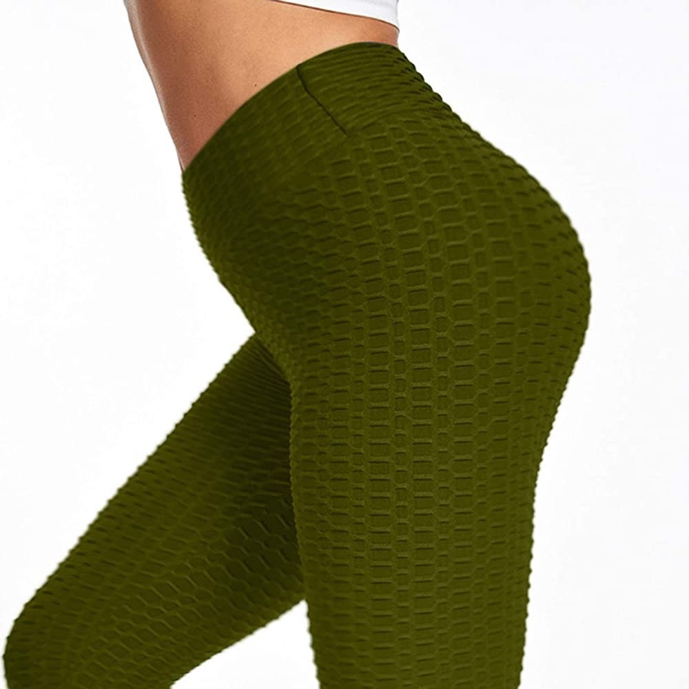 Butt Lift Leggings High Waist Workout Tummy Control Yoga Tights | Size Medium